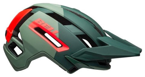 Kask full face BELL SUPER AIR R SPHERICAL matte gloss green infrared roz. L (58-62 cm) (NEW 2025)