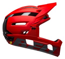 Kask full face BELL SUPER AIR R SPHERICAL matte gloss red gray roz. L (58-62 cm) (WYPRZEDAŻ -50%)