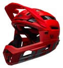 Kask full face BELL SUPER AIR R SPHERICAL matte gloss red gray roz. L (58-62 cm) (WYPRZEDAŻ -50%)