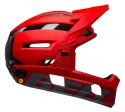 Kask full face BELL SUPER AIR R SPHERICAL matte gloss red gray roz. M (55-59 cm) (WYPRZEDAŻ -50%)
