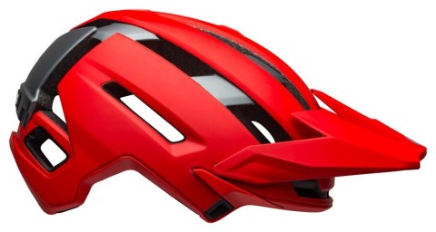 Kask full face BELL SUPER AIR R SPHERICAL matte gloss red gray roz. M (55-59 cm) (WYPRZEDAŻ -50%)