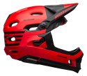 Kask full face BELL SUPER DH SPHERICAL fasthouse matte gloss red black roz. L (58-62 cm) (NEW 2025)