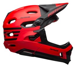 Kask full face BELL SUPER DH SPHERICAL fasthouse matte gloss red black roz. M (55-59 cm) (NEW 2025)