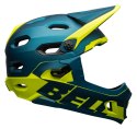 Kask full face BELL SUPER DH SPHERICAL matte gloss blue hi-viz roz. M (55-59 cm) (WYPRZEDAŻ -50%)