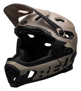 Kask full face BELL SUPER DH SPHERICAL matte gloss sand black roz. L (58-62 cm) (NEW 2025)