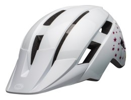 Kask juniorski BELL SIDETRACK II MIPS white stars roz. Uniwersalny (50-57 cm) (NEW 2025)
