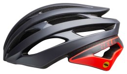 Kask szosowy BELL STRATUS MIPS matte gloss gray infrared roz. M (55-59 cm) (WYPRZEDAŻ -50%)