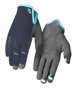 Rękawiczki damskie GIRO LA DND długi palec midnight blue cool breeze roz. M (obwód dłoni 170-189 mm / dł. dłoni 170-184 mm) (WYP