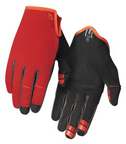 Rękawiczki męskie GIRO DND długi palec red orange roz. XL (obwód dłoni 248-267 mm / dł. dłoni 200-210 mm)