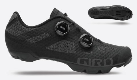 Buty męskie GIRO SECTOR black dark shadow roz.42,5 (NEW 2025)