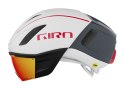 Kask czasowy GIRO VANQUISH MIPS matte white portaro gray red roz. S (51-55 cm) (WYPRZEDAŻ -50%)