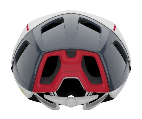 Kask czasowy GIRO VANQUISH MIPS matte white portaro gray red roz. S (51-55 cm) (WYPRZEDAŻ -50%)