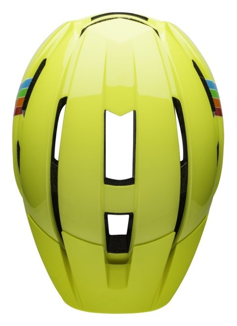 Kask dziecięcy BELL SIDETRACK II double rainbow gloss yellow roz. Uniwersalny (45-52 cm) (NEW).