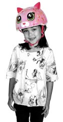 Kask dziecięcy juniorski RASKULLZ ASTRO CAT pink roz. XS TODDLER FS 3+ (48-52 cm) (NEW 2026)