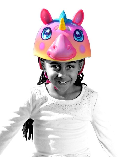 Kask dziecięcy juniorski RASKULLZ SUPER RAINBOW CORN roz. S CHILD FS 5+ (50-54 cm) (NEW 2026)