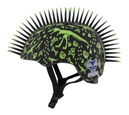 Kask dziecięcy juniorski RASKULLZ T-REX BONEZ MOHAWK black roz. XS TODDLER FS 3+ (48-52 cm) (NEW 2026)