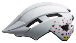 Kask juniorski BELL SIDETRACK II stars gloss white roz. Uniwersalny (50-57 cm) (NEW 2025)