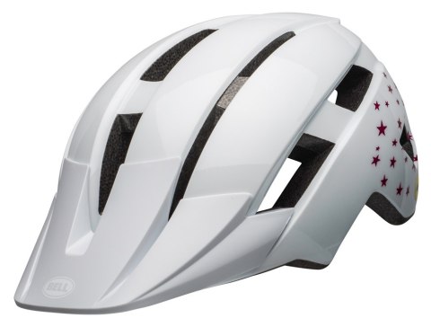 Kask juniorski BELL SIDETRACK II stars gloss white roz. Uniwersalny (50-57 cm) (NEW 2025)