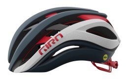Kask szosowy GIRO AETHER SPHERICAL MIPS matte portaro gray white red roz. M (55-59 cm) (WYPRZEDAŻ -40%)