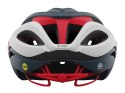 Kask szosowy GIRO AETHER SPHERICAL MIPS matte portaro gray white red roz. M (55-59 cm) (WYPRZEDAŻ -40%)