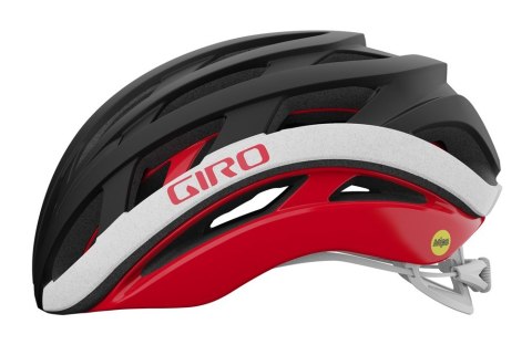 Kask szosowy GIRO HELIOS SPHERICAL matte black red roz. M (55-59 cm) (NEW 2025)
