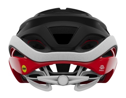 Kask szosowy GIRO HELIOS SPHERICAL matte black red roz. S (51-55 cm) (NEW 2025)