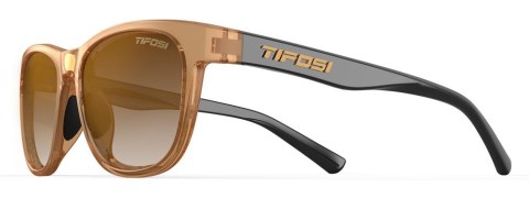 Okulary TIFOSI SWANK crystal brown/onyx (1 szkło Brown Gradient 12% transmisji światła) (NEW)