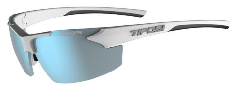 Okulary TIFOSI TRACK white/black (1 szkło Smoke Bright Blue 15% transmisja światła) (DWZ)