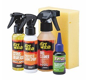 Zestaw do czyszczenia WELDTITE Dirtwash Starter Pack (Odtłuszczacz + Środki czyszczące + Olej All-weather + Gąbka) (DWZ)
