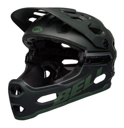 Kask full face BELL SUPER 3R MIPS matte green roz. S (52-56 cm) (WYPRZEDAŻ -50%)