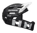 Kask full face BELL SUPER AIR R SPHERICAL matte black white fasthouse roz. L (59-63 cm) (NEW 2025)