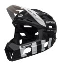 Kask full face BELL SUPER AIR R SPHERICAL matte black white fasthouse roz. S (52-56 cm) (NEW 2025)