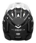 Kask full face BELL SUPER AIR R SPHERICAL matte black white fasthouse roz. S (52-56 cm) (NEW 2025)