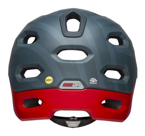 Kask full face BELL SUPER DH SPHERICAL prime matte blue crimson roz. S (51-55 cm) (NEW 2025)