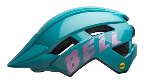 Kask juniorski BELL SIDETRACK II light blue pink roz. Uniwersalny (50-57 cm) (NEW 2025)