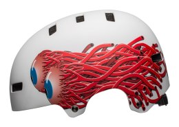 Kask juniorski BELL SPAN matte white eyes roz. XS (49-53 cm) (WYPRZEDAŻ -50%)