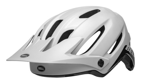 Kask mtb BELL 4FORTY matte gloss white black roz. L (58-62 cm) (NEW 2025)
