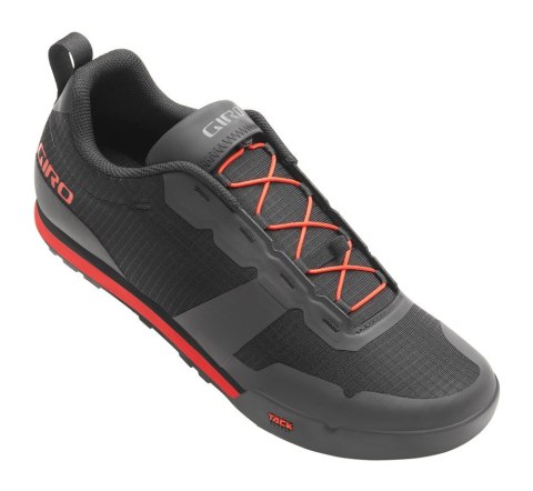 Buty męskie GIRO TRACKER FASTLACE black bright red roz.48 (WYPRZEDAŻ -50%)