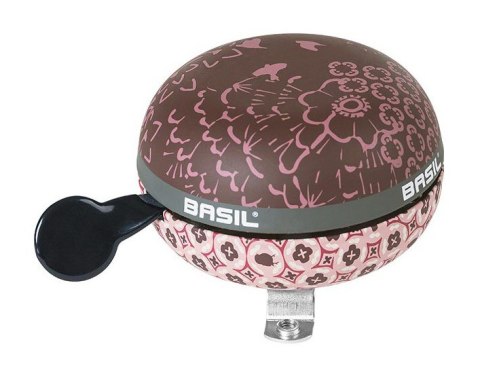 Dzwonek rowerowy BASIL BIG BELL BOHEME 80mm, fig red (WYPRZEDAŻ -50%)