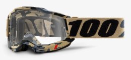 Gogle 100% ACCURI 2 TARMAC (Szyba Przezroczysta Anti-Fog, LT 88%-92%) (WYPRZEDAŻ -50%)