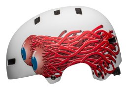 Kask bmx BELL LOCAL matte white eyes roz. S (51-55 cm)