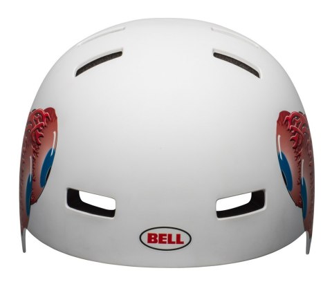 Kask bmx BELL LOCAL matte white eyes roz. S (51-55 cm)
