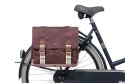 Sakwa podwójna BASIL BOHEME DOUBLE PANNIER BAG 35L Universal Bridge System, wodoodporna fig red (WYPRZEDAŻ -50%)