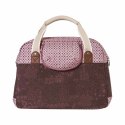 Sakwa miejska pojedyncza BASIL BOHEME CARRY ALL BAG 18L Hook On System, wodoodporna fig red (DWZ)
