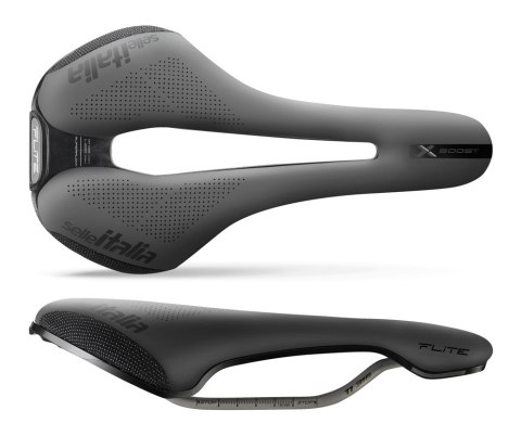 Siodło SELLE ITALIA FLITE BOOST X-CROSS TI316 SUPERFLOW S (id match S3), TI 316 Rail, Fibra-Tek, Light Gel, 204g (DWZ)