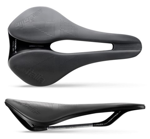 Siodło SELLE ITALIA MODEL X, Superflow L (id match L3), FeC Alloy Rail, 315g, Szare