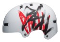 Kask bmx BELL LOCAL matte white scribble roz. M (55-59 cm) (WYPRZEDAŻ -50%)