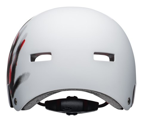 Kask bmx BELL LOCAL matte white scribble roz. M (55-59 cm) (WYPRZEDAŻ -50%)