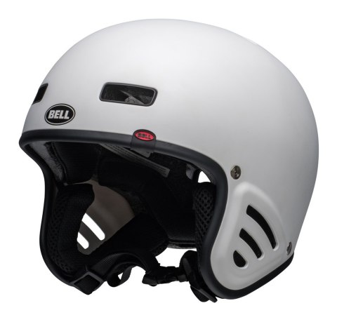 Kask bmx BELL RACKET matte white roz. M (55-59 cm) (WYPRZEDAŻ -60%)