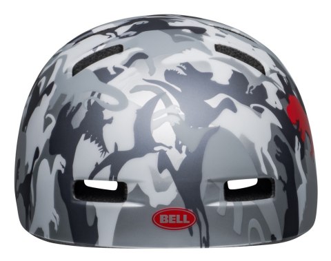 Kask dziecięcy BELL LIL RIPPER matte gray silver camosaurus roz. XS (45-52 cm) (NEW 2025)